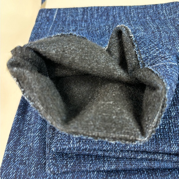 Muk Luk Women’s Fleece Lined Leggings Plus Size 1X -2X - Picture 6 of 6